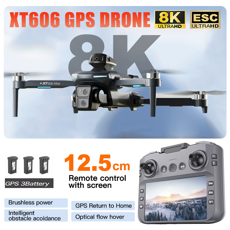 Drone XT606 MAX 3 con Batteria - Drone Multispectral recensione e prezzo